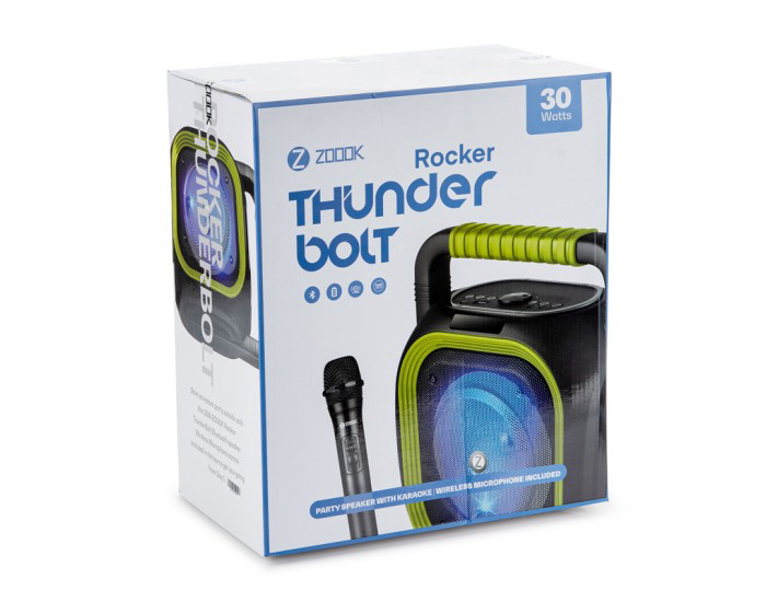 ZOOOK BLUETOOTH SPEAKER (ROCKER THUNDER BOLT)